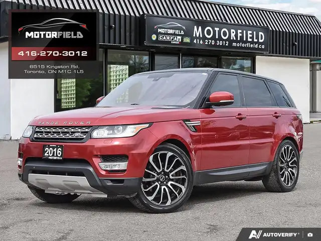 2016 Land Rover Range Rover Sport 3.0L V6 Diesel HSE Td6 Loaded