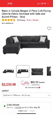 ️ THE MORGAN — LUXURY SECTIONAL | ONLY $1,200 FREE DELIVERY - Photo 2