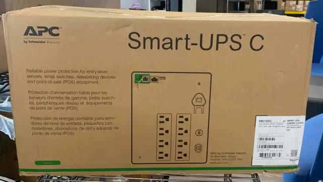 APC SMART SMT1500C UPS 1500 VA LCD 120 V with SmartConnect
