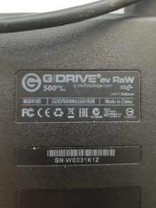 G-Technology G-DRIVE ev RaW 500GB hard drive price negotiable - Photo 2