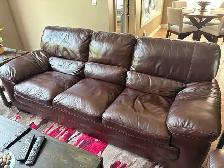 Leather couch