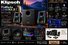 Klipsch PROMEDIAL21 ProMedia Lumina 2.1 Computer Speaker System