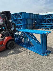 Used pallet racking frames 15’ x 42" - Photo 2