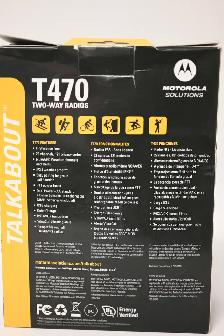 Motorola two-way Radio Weatherproof 22 Channels 56KM Range NEW - Photo 6
