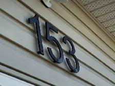 The Bold and Beautiful Custom House Number