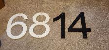 Bold and Beautiful Custom House Number - Photo 4