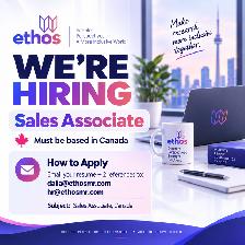 Job Title: Sales Associate (Must be based in Canada)