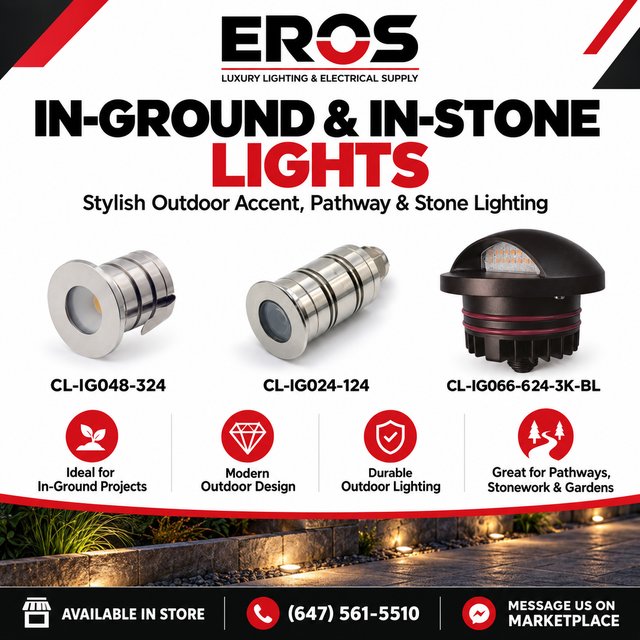In-Ground & In-Stone Outdoor Lights – Pathway, Garden & Stone Li