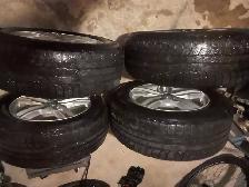 Winter Tires on Aluminum Rims  235/65 R17 - Photo 2