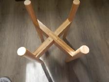Wooden Floor Plant Stand, Adjustable widths - Photo 4