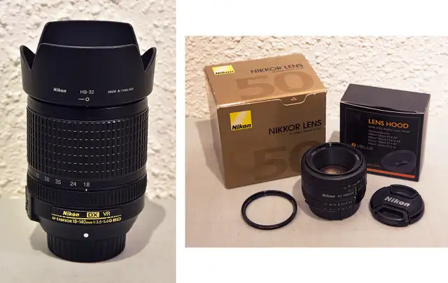 Your Choice of ONE or BOTH Nikon Camera Lenses (Mint / New)
