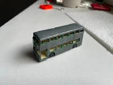 antique vintage matchbox double decker bus # 74