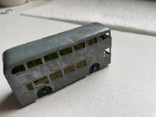 antique vintage matchbox double decker bus # 74 - Photo 3