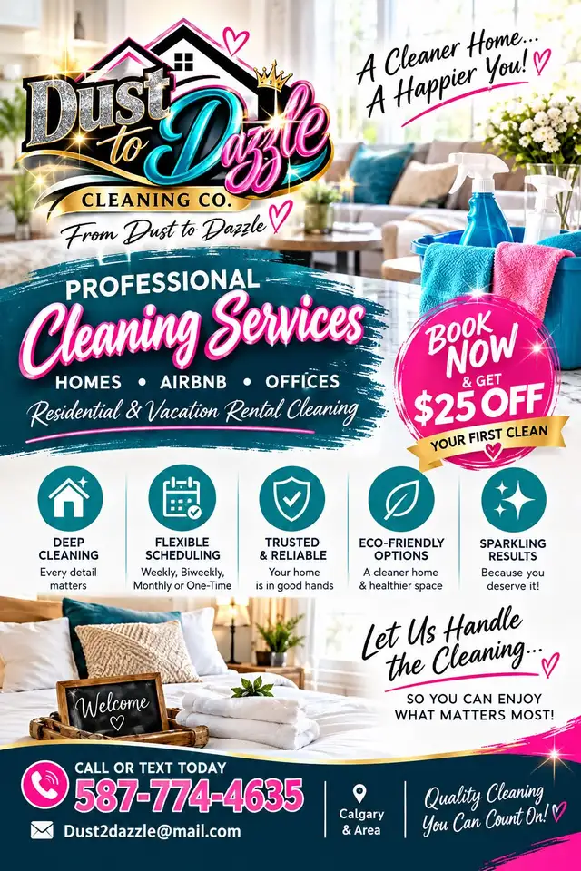 ✨ A CLEAN HOME IS A HAPPY HOME! ✨Are you too busy to keep