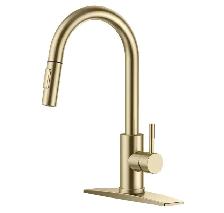 Brand New Gold Pull Out Kitchen Faucet For Sale