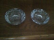 2 LUSTRES NEUFS EN CRYSTAL DE 3'DIAMÈTRE 1'HAUT: $10.00 LA PAIRE - Photo 2