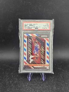 Mikal Bridges 2018 Panini Prizm Red/White/Blue PSA 10 Graded