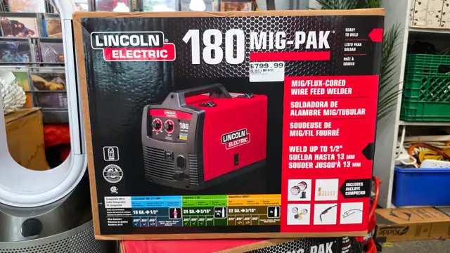 Lincoln Electric 180 MIG-PAK Wire Feed Welder - BRAND NEW