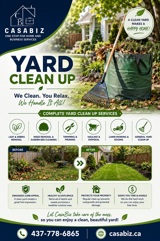 Landscaping/clean up