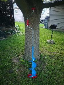 Swedish Bore Manual Ice Fishing Auger - Mint Condition