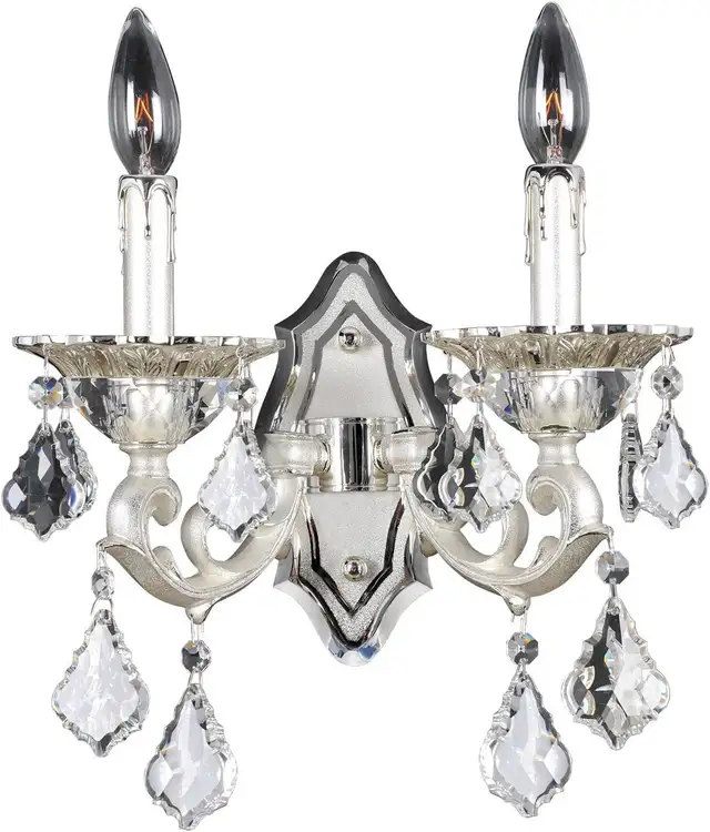 Allegri Two Light Crystal Wall Sconce 022120-017-FR001