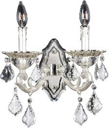 Allegri Two Light Crystal Wall Sconce 022120-017-FR001