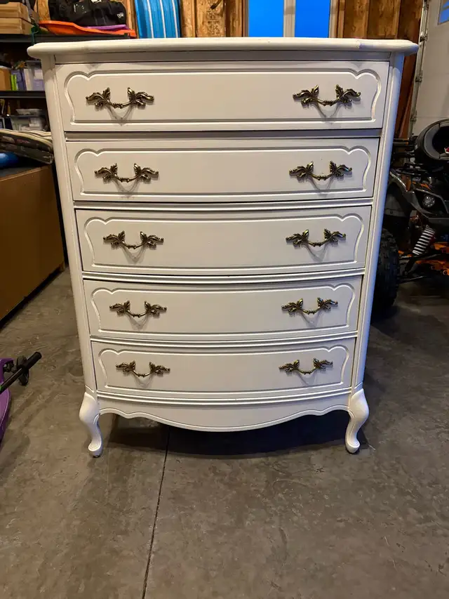 White Wooden Dresser