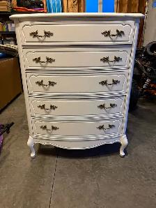 White Wooden Dresser