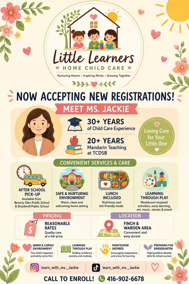 Little Learner Home ChildCare in Scarborough
