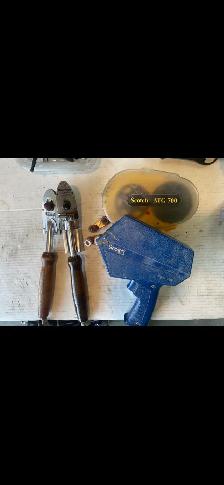 Tag Irons & Scotch Tape Dispenser