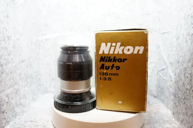 Nikon Nikkor 135mm F3.5 Full-Frame Classic Lens Good Condition
