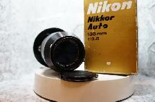 Nikon Nikkor 135mm F3.5 Full-Frame Classic Lens Good Condition - Photo 3