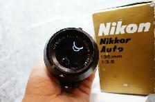 Nikon Nikkor 135mm F3.5 Full-Frame Classic Lens Good Condition - Photo 4