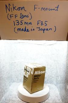 Nikon Nikkor 135mm F3.5 Full-Frame Classic Lens Good Condition - Photo 5