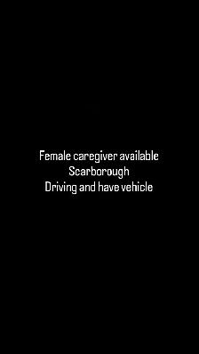caregiver available
