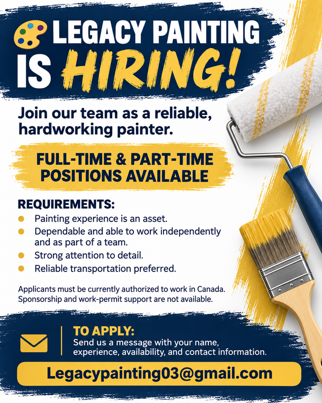 Painters Needed