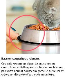 GAMELLE EN ACIER INOXYDABLE À ALIMENTATION OU EAU LENTE.$20. - Photo 2