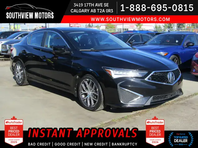 2019 Acura ILX Premium Sedan | Lane Departure | B.S.A | Leather