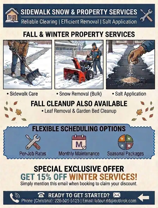 Snow Removal and Fall Cleanup