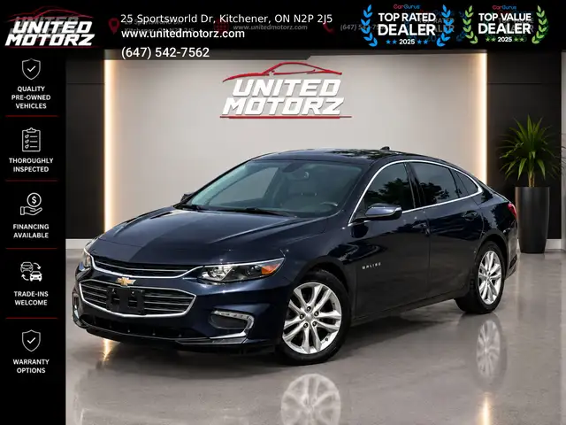 2018 Chevrolet Malibu LT w/1LT 4dr Sdn AUTO FWD 1.5L 4cyl~SAEFTY