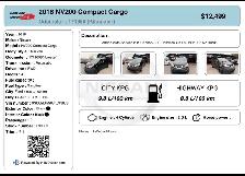 2018 Nissan NV200 Compact Cargo I4 S - Photo 20