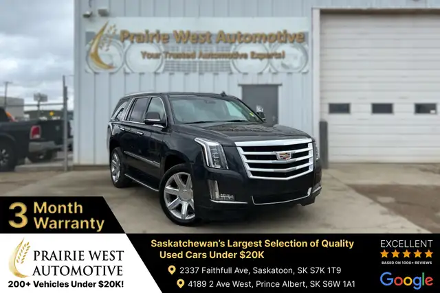 2016 Cadillac Escalade Luxury AWD 7 Passenger |Reverse Camera |