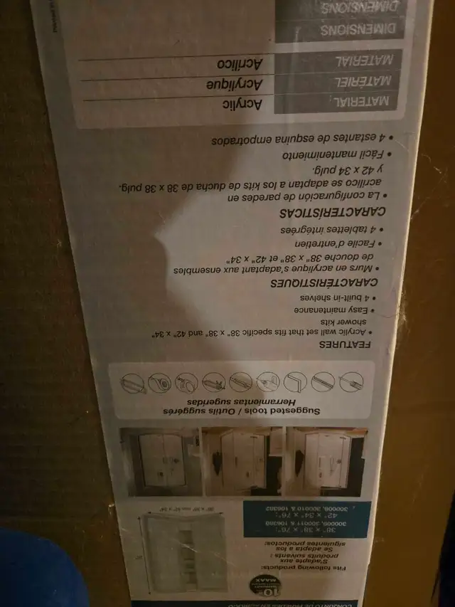 corner shower
