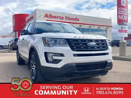 2016 Ford Explorer Sport. Heated Steering. Remote Start. Cooled
