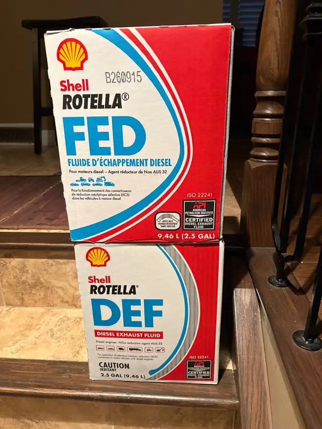 Diesel ( DEF ) cases and OIL