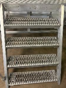 Industrial Aluminum Staircase Work PlatformAnti Skid Stair$675ob - Photo 2