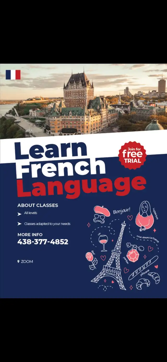 Cours de Francais-French classes-