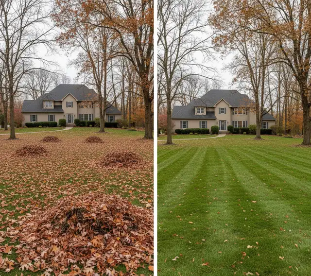 Leaf Removal & Lawn Cleanup – Northwood Property Services