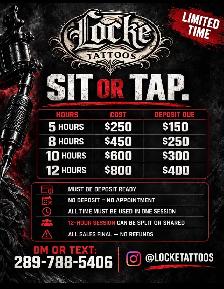 50% OFF YOUR FIRST TATTOO — LOCKE TATTOOS HAMILTON - Photo 2