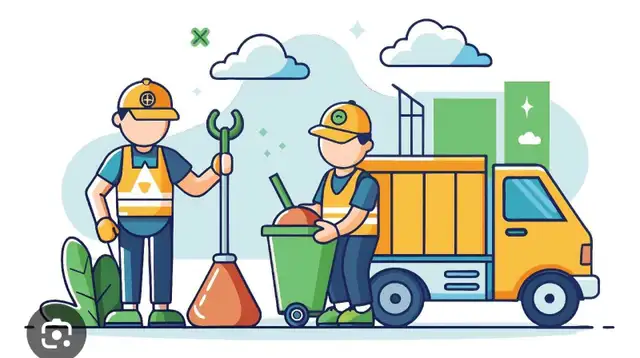 Sanitation workers in Mississauga
